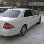 Аренда Mercedes-Benz S600  W220 Long ,  белого и черного цвета 