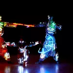 Лазерное шоу в Астане