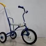 Детский трехколесный велосипед Балдырган с родительской ручкой/Подарок