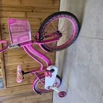 Детский Розовый велосипед 