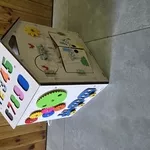 Деревянный Бизидомик ручной работы. Развивающая Игрушка. Бизибокс.