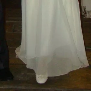 Белое вечернее платье,  р.44-46,  Турция