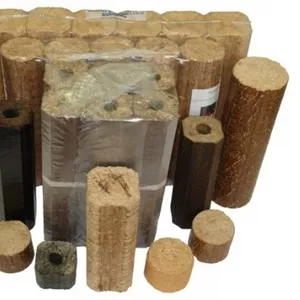 Производство брикетов из тростника,  камыша,  древесины