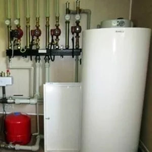 Монтаж систем отопления,  водопровода и канализации.
