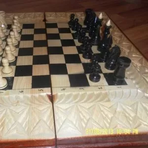Продам нарды-шахматы ручной работы