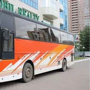 Аренда автобуса в Астане.Паасажирские перевозки по городу и межгород.
