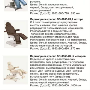 Педикюрные кресла и спа-комплексы 
