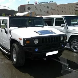 Лимузин Hummer H2 для свадьбы. Астана.
