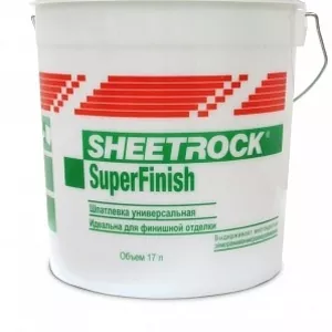 Шпатлевка SHEETROCK SuperFinish,  17л (28кг) - 5600