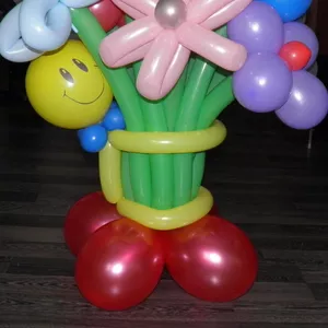 Цветы из шаров на заказ