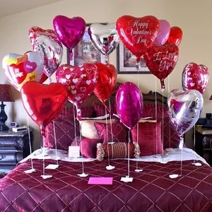 Воздушные шары ко Дню Святого Валентина