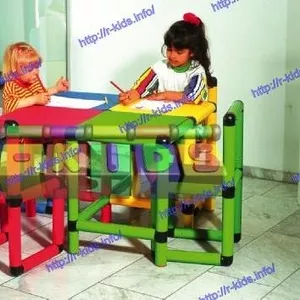 R-KIDS: Детский игровой стол и 4 стула KDM-001