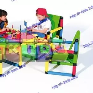 R-KIDS: Детский игровой стол и 4 кресла KDM-003
