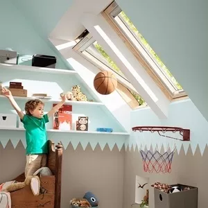 ПЛАСТИКОВЫЕ ОКНА VELUX OPTIMA,  РУЧКА СНИЗУ Казахстан