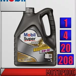 Синтетическое моторное масло Mobil Super 3000 X1 Formula FE 5W30 Арт.: