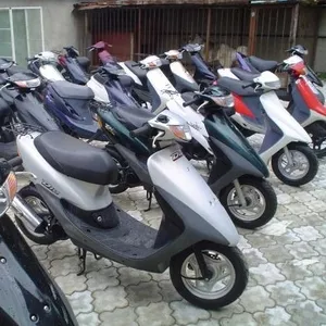 В продаже новые и свежепригнанные японские скутера
