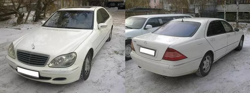 Прокат VIP автомобиля Mercedes-Benz S600  W140 Long ,  белого и черного 18