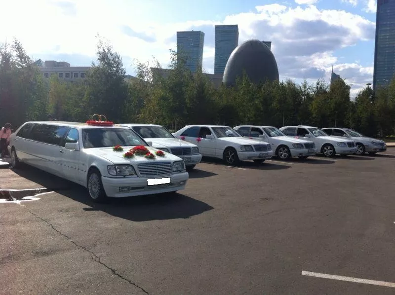 Лимузин Mercedes-Benz S-class W140  на выписку из роддома. Астана. 2