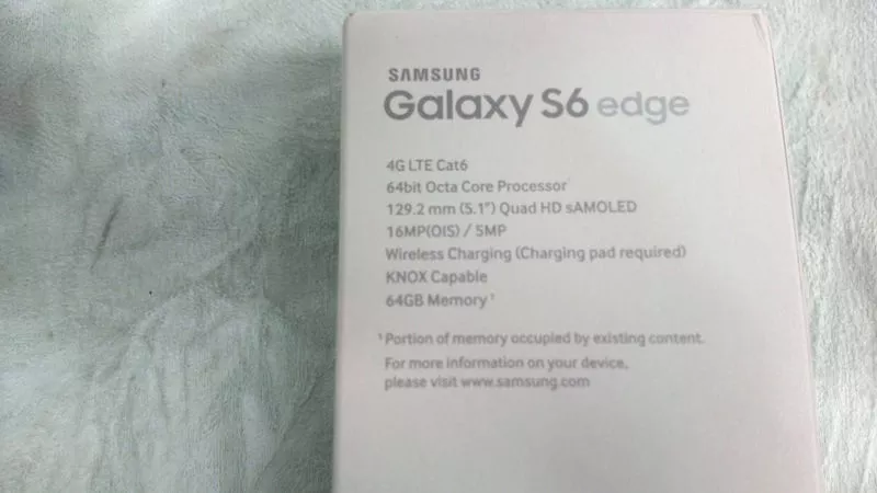 Samsung Galaxy S6 Край открыл телефон русифицирован 2