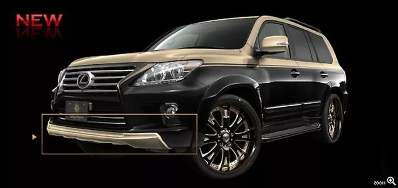 Обвес DAMD Goldman для Lexus LX 570