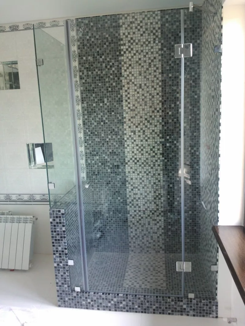 Душевая кабина,  стеклянная шторка в ванную,  перегородка в душ,  Астана 4