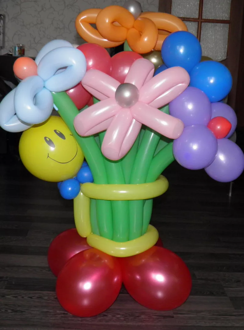Цветы из шаров на заказ