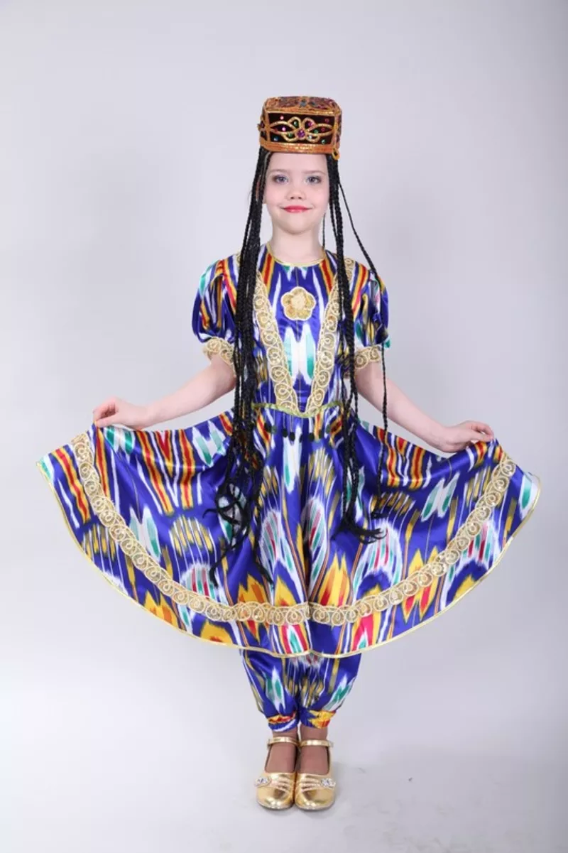 Взрослые и детские национальные Узбекские костюмы на прокат в Алматы