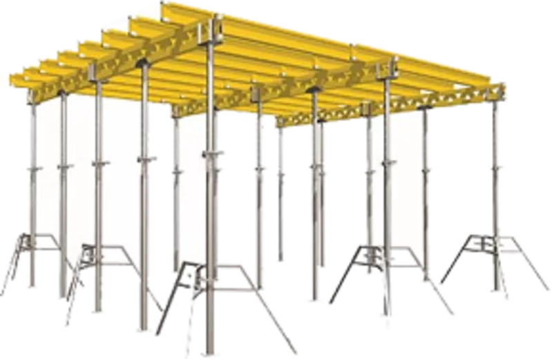 Опалубка перекрытий на телескопических стойках