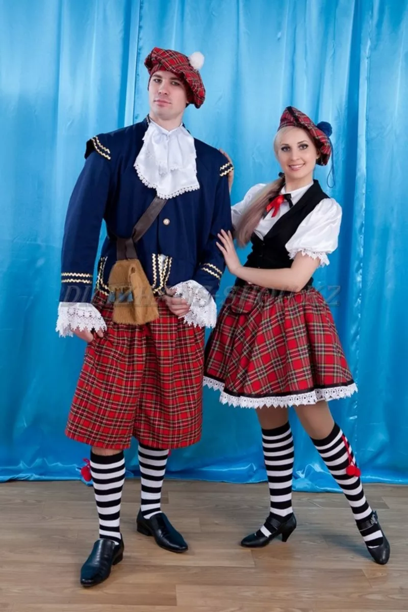 Шотландские национальные костюмы для взрослых 2