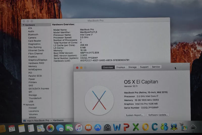 Apple MacBook Pro 2015 для продажи 4