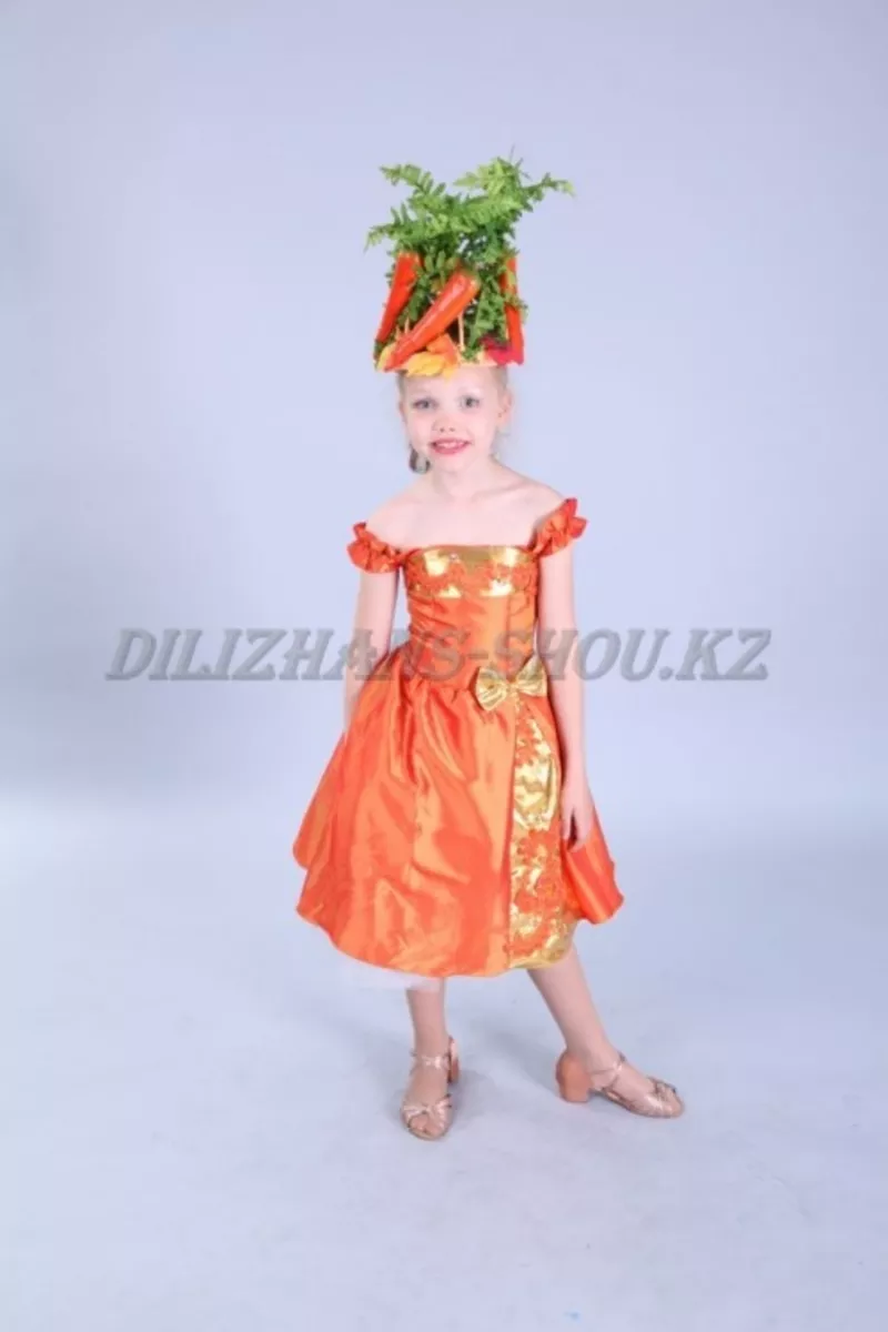 Карнавальный костюм «Морковь» для осеннего бала 3