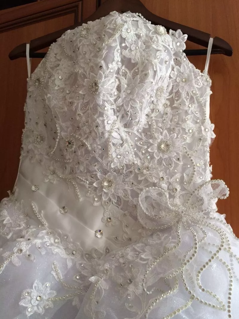Продам свадебное платье 44-46 размер,  Польша  2