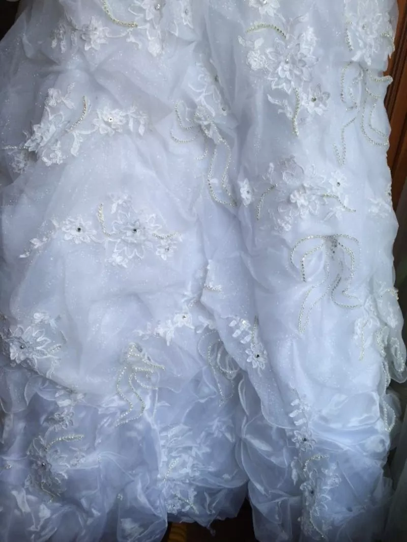 Продам свадебное платье 44-46 размер,  Польша  4