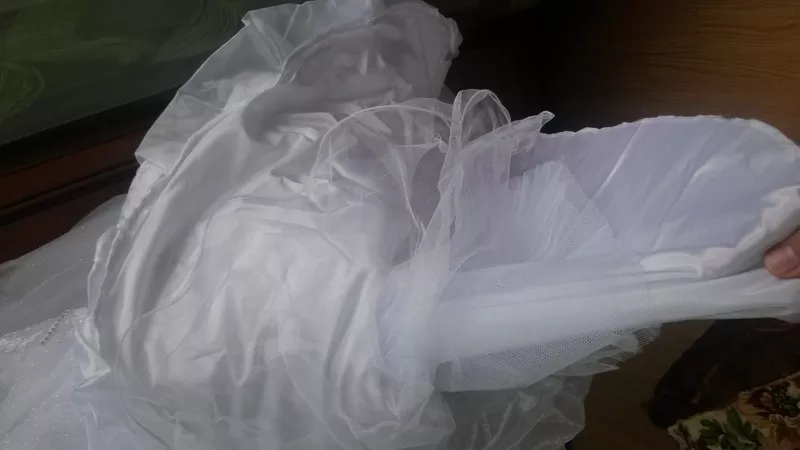 Продам свадебное платье 44-46 размер,  Польша  7