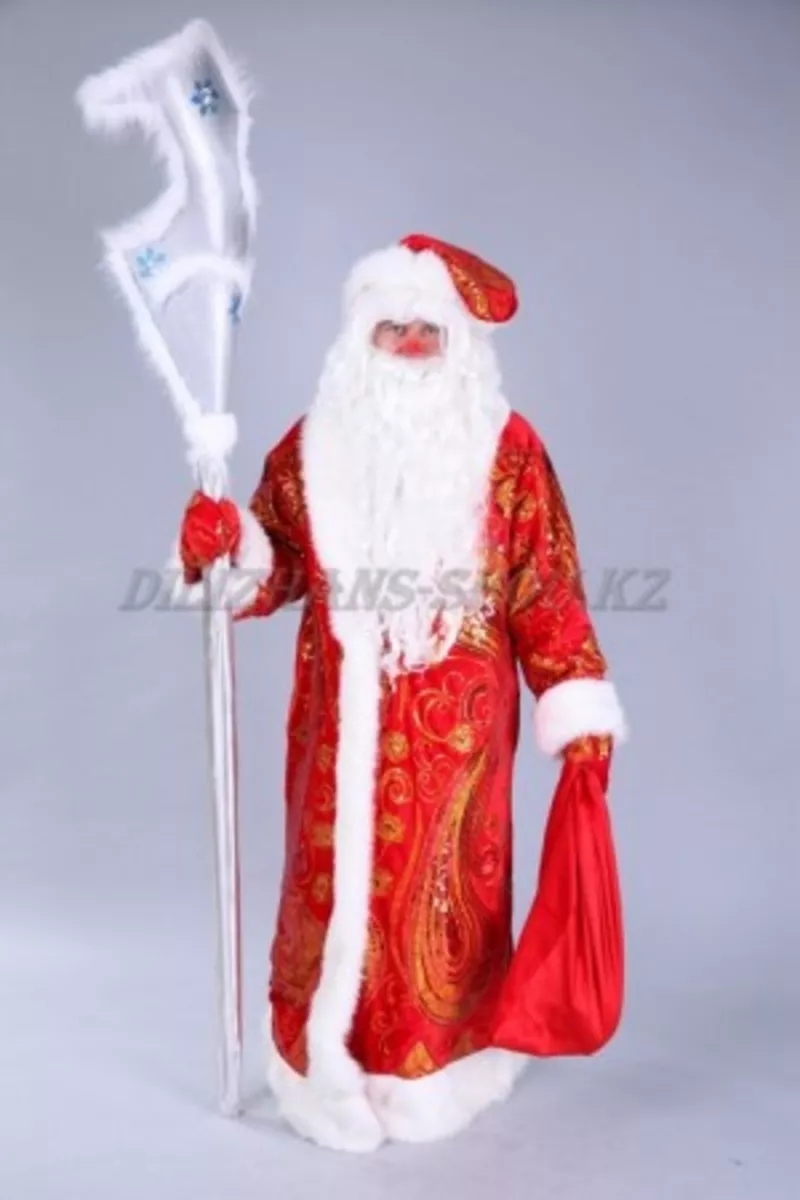 Костюм Деда Мороза на прокат в Астане.