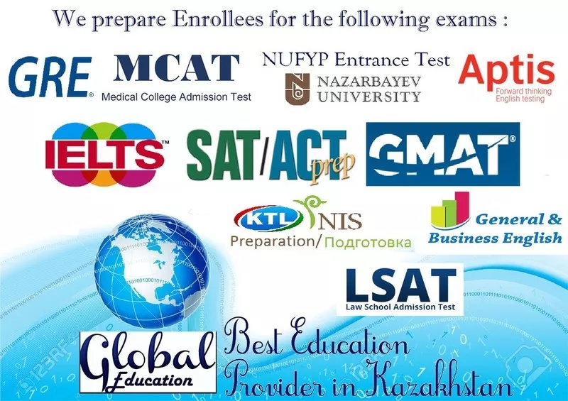 Подготовка к ЕНТ,  КТА от Global Education. Онлайн/ Офлайн 2