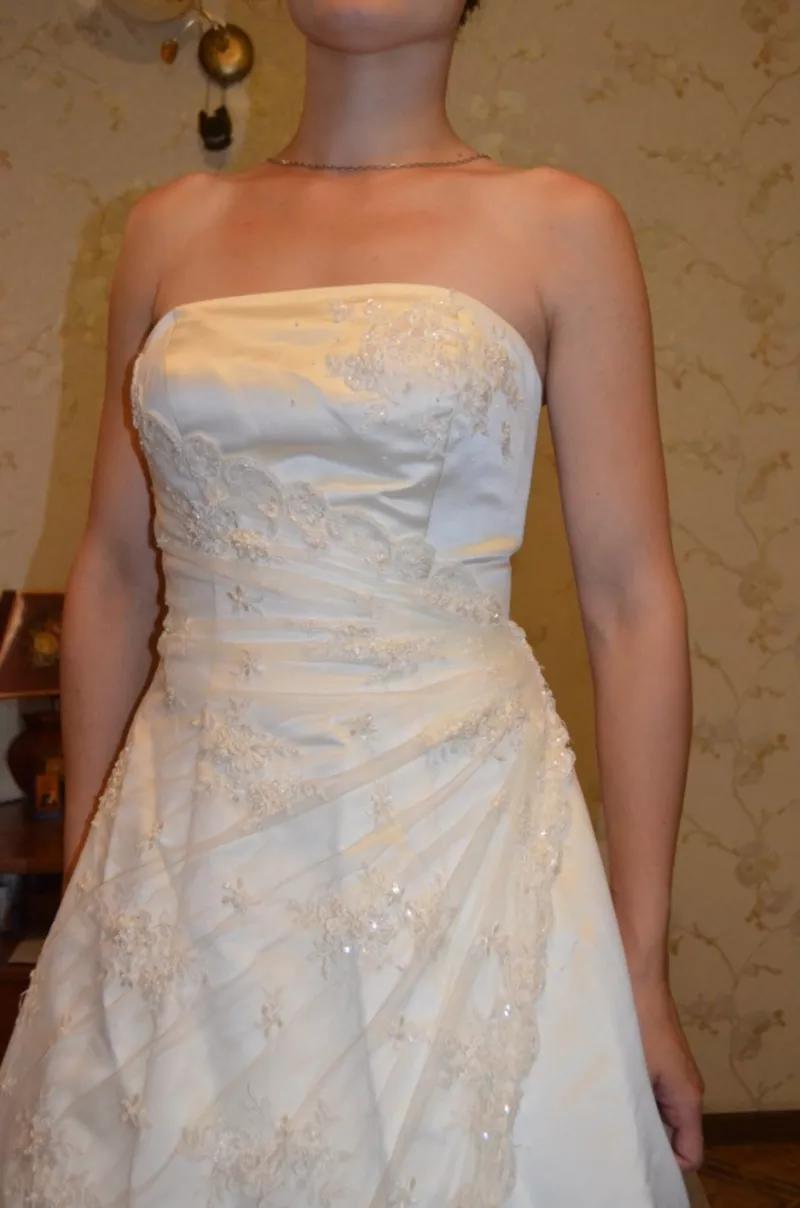 Роскошное свадебное платье! 4