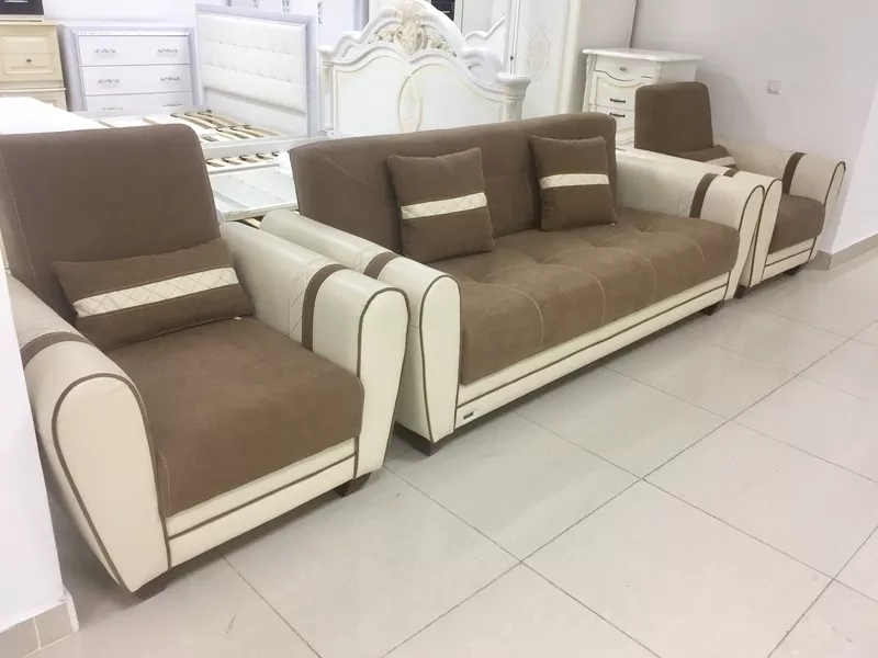 Новый диван с 2мя креслами - Ореон