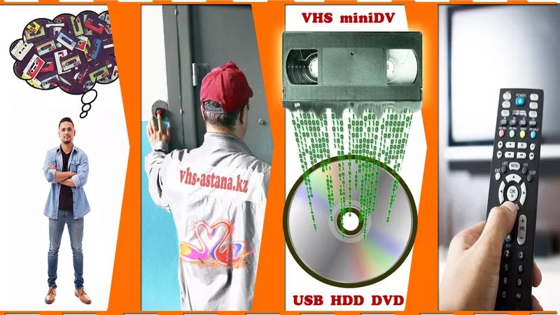 Перезапись видеокассет на DVD диски. Аппаратное улучшение качества,  монтаж и доставка БЕСПЛАТНО!!!