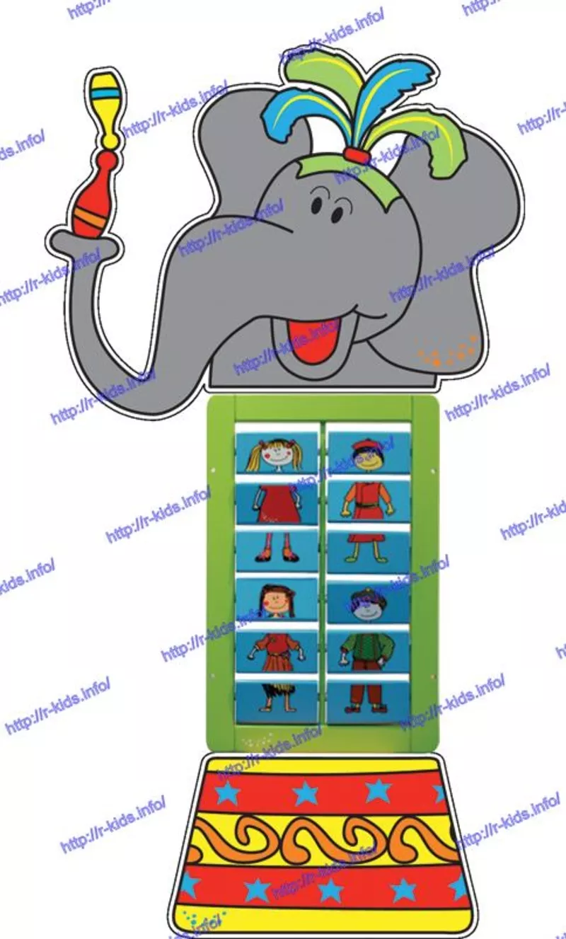R-KIDS: Детская игровая система “Слон” KIS-009