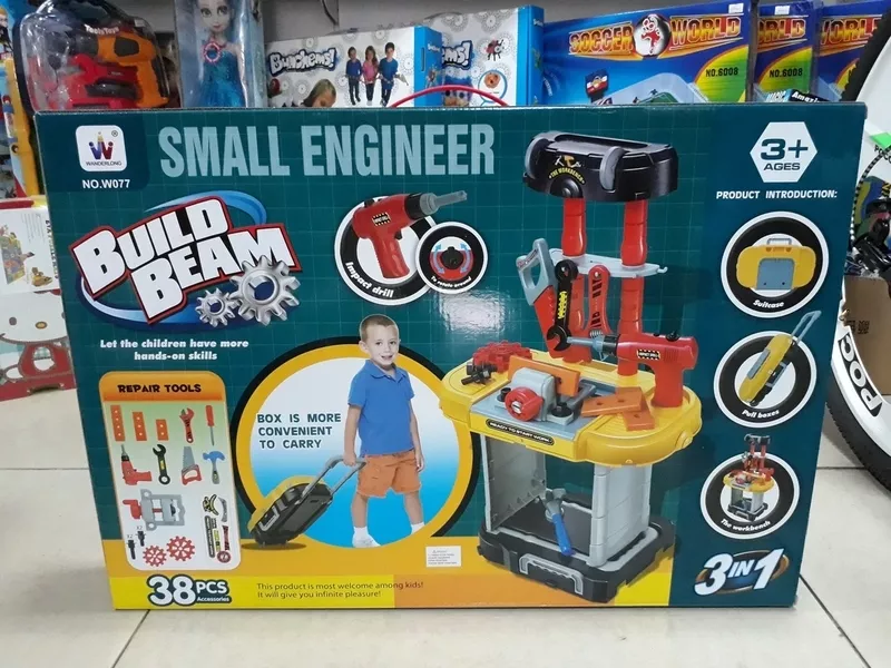 Набор маленький инженер! Small Ingineer! Набор инструментов для детей!