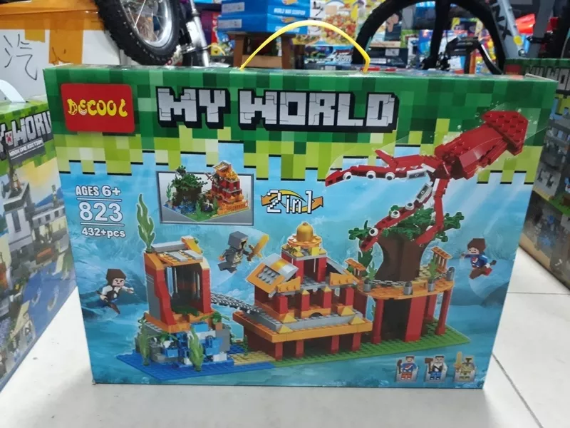 Конструктор лего Minecraft/Майнкрафт/Май ворлд/My world/Акция/Lego 3