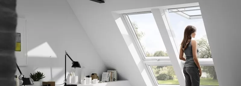 Панорамное мансардное окно Velux Караганда