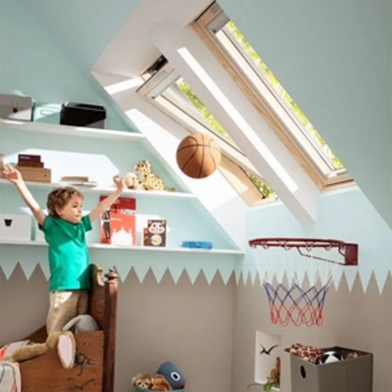 ПЛАСТИКОВЫЕ ОКНА VELUX OPTIMA,  РУЧКА СНИЗУ Казахстан