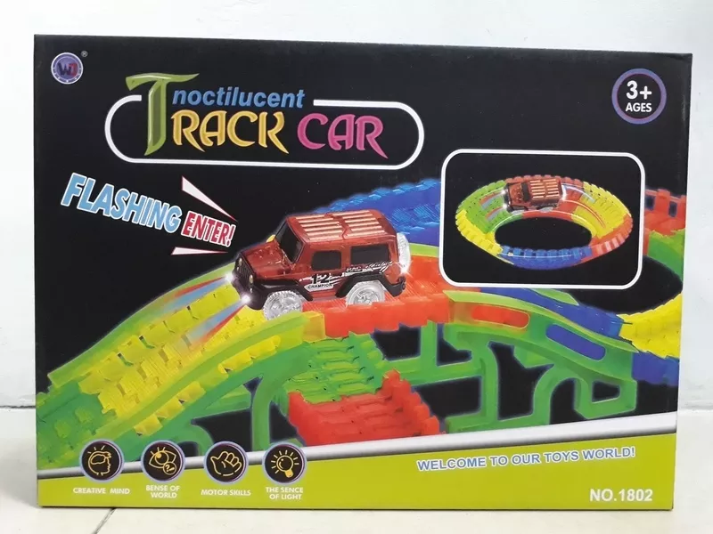 Track CaR - Оригинал! Трек Мэджик трэк! 128 деталей + мост.Magic track