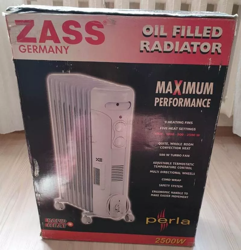 Радиатор масляный - ZASS ZC 0925 RF,  Германия,  9-секций,  продам. 4