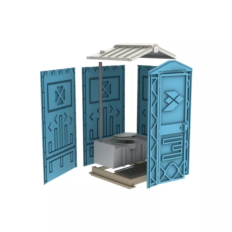 Новая туалетная кабина Ecostyle - экономьте деньги! Астана 8