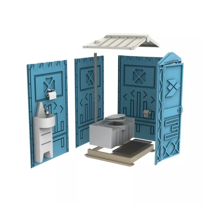 Новая туалетная кабина Ecostyle - экономьте деньги! Астана 9