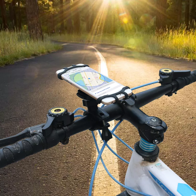 Резиновый Держатель смартфона на велосипеде,  электросамокате,  скутере. 4