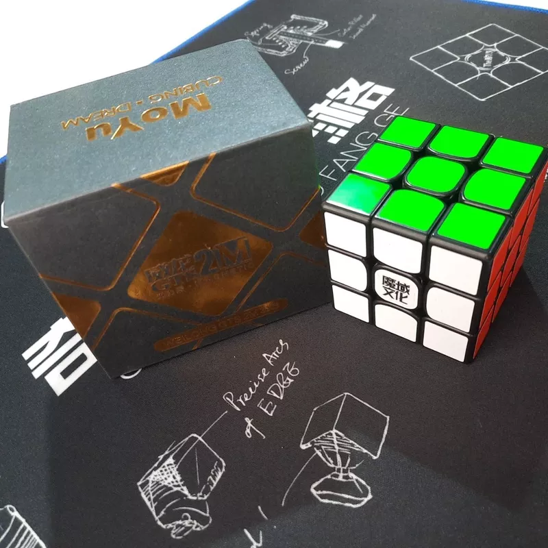 Кубик Рубика MoYu 3x3x3 WeiLong GTS 2M. (Мою ГТС 2М). Магнитный. 2